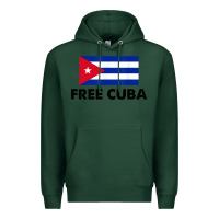 Sports Green free cuba  sos cuba cuba pride nuestra cuba Premium Hoodie - artisFamous