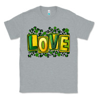 Heather Grey St. Patrick's Day love Classic Tee - FaDigitalArtStudio