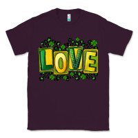 Plum St. Patrick's Day love Classic Tee - FaDigitalArtStudio