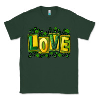 Sports Green St. Patrick's Day love Classic Tee - FaDigitalArtStudio