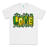 White St. Patrick's Day love Classic Tee - FaDigitalArtStudio