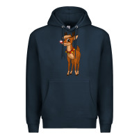 Navy rudolph the red nosed reindeer movie Premium Hoodie - artisFamous