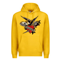 Lemon sailor jerry tattoo art military mermaid Premium Hoodie - artisFamous
