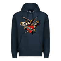 Navy sailor jerry tattoo art military mermaid Premium Hoodie - artisFamous