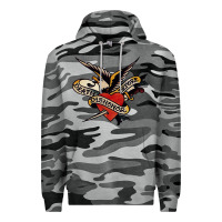 Slate Camo sailor jerry tattoo art military mermaid Premium Hoodie - artisFamous