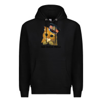 Black cat tama train station master Premium Hoodie - artisFamous