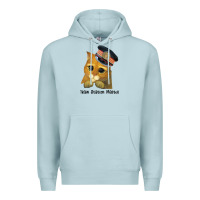 Blue Mist cat tama train station master Premium Hoodie - artisFamous