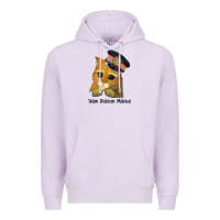 Lilac cat tama train station master Premium Hoodie - artisFamous