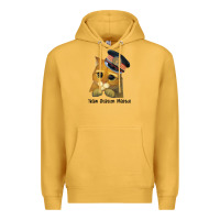 Mustard cat tama train station master Premium Hoodie - artisFamous