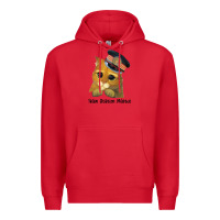 Red cat tama train station master Premium Hoodie - artisFamous