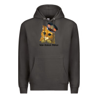 Smoke cat tama train station master Premium Hoodie - artisFamous