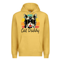 Antique Gold cat daddy vintage Premium Hoodie - artisFamous