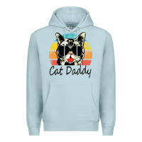 Blue Mist cat daddy vintage Premium Hoodie - artisFamous