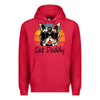 Cardinal cat daddy vintage Premium Hoodie - artisFamous