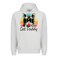 Dove Grey cat daddy vintage Premium Hoodie - artisFamous