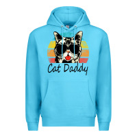 Ocean Blue cat daddy vintage Premium Hoodie - artisFamous