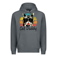 Rock cat daddy vintage Premium Hoodie - artisFamous