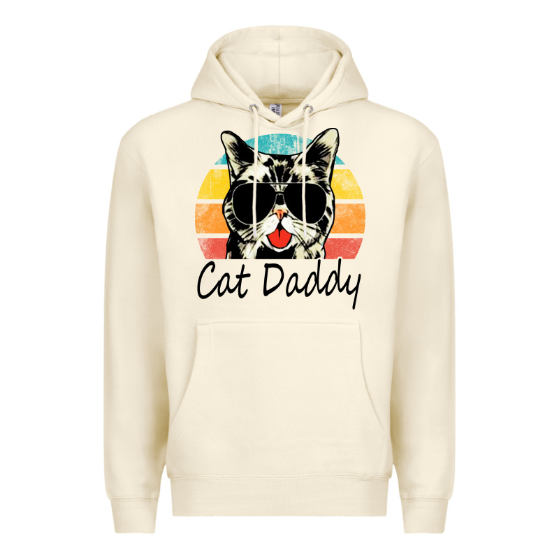 Cat Daddy Vintage Premium Hoodie by artisFamous | Teevron