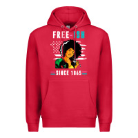 Cardinal juneteenth free ish since 1865 black Premium Hoodie - artisFamous