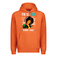 Carrot juneteenth free ish since 1865 black Premium Hoodie - artisFamous