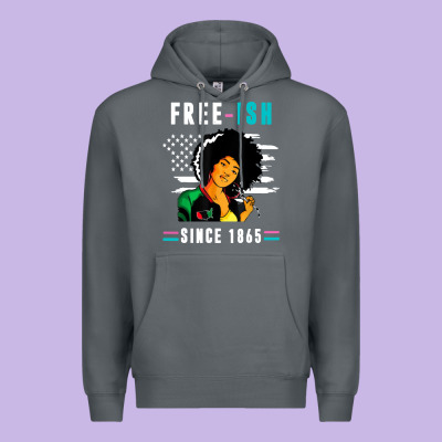 Juneteenth Free Ish Since 1865 Black Premium Hoodie Designed By Artisfamous
