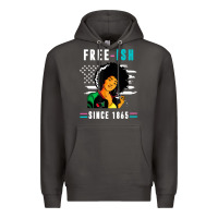 Smoke juneteenth free ish since 1865 black Premium Hoodie - artisFamous
