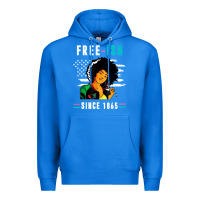 True Royal juneteenth free ish since 1865 black Premium Hoodie - artisFamous