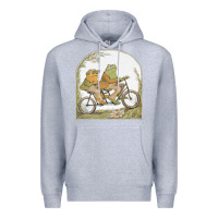 Heather Grey frog and toad Premium Hoodie - artisFamous