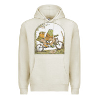 Oatmeal Heather frog and toad Premium Hoodie - artisFamous