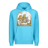 Ocean Blue frog and toad Premium Hoodie - artisFamous