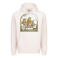 Pale Pink frog and toad Premium Hoodie - artisFamous