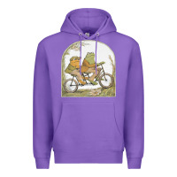 Purple frog and toad Premium Hoodie - artisFamous