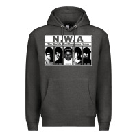Charcoal Heather n w a Premium Hoodie - artisFamous