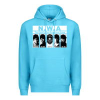 Ocean Blue n w a Premium Hoodie - artisFamous