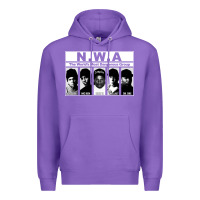 Purple n w a Premium Hoodie - artisFamous