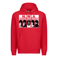 Red n w a Premium Hoodie - artisFamous