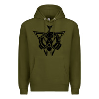 Army Green rayquaza Premium Hoodie - artisFamous