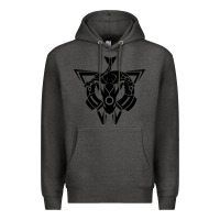 Charcoal Heather rayquaza Premium Hoodie - artisFamous