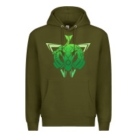 Army Green rayquaza Premium Hoodie - artisFamous