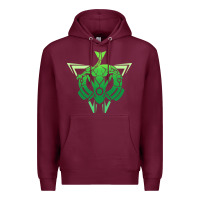 Burgundy rayquaza Premium Hoodie - artisFamous