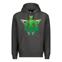 Charcoal Heather rayquaza Premium Hoodie - artisFamous