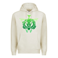 Oatmeal Heather rayquaza Premium Hoodie - artisFamous