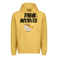 Antique Gold think noodles Premium Hoodie - artisFamous