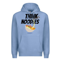 Colony Blue think noodles Premium Hoodie - artisFamous