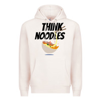 Pale Pink think noodles Premium Hoodie - artisFamous