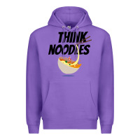Purple think noodles Premium Hoodie - artisFamous