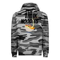 Slate Camo think noodles Premium Hoodie - artisFamous