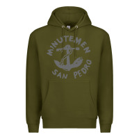 Army Green Minutemen San Pedro Premium Hoodie - artisFamous