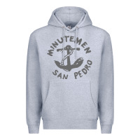 Heather Grey Minutemen San Pedro Premium Hoodie - artisFamous