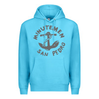 Ocean Blue Minutemen San Pedro Premium Hoodie - artisFamous